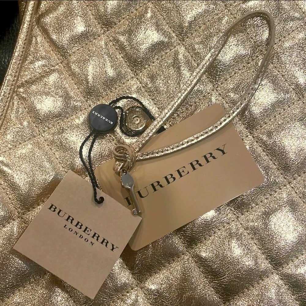 Burberry Brooke Gold Shoulder Bag - Picture 4 of 15